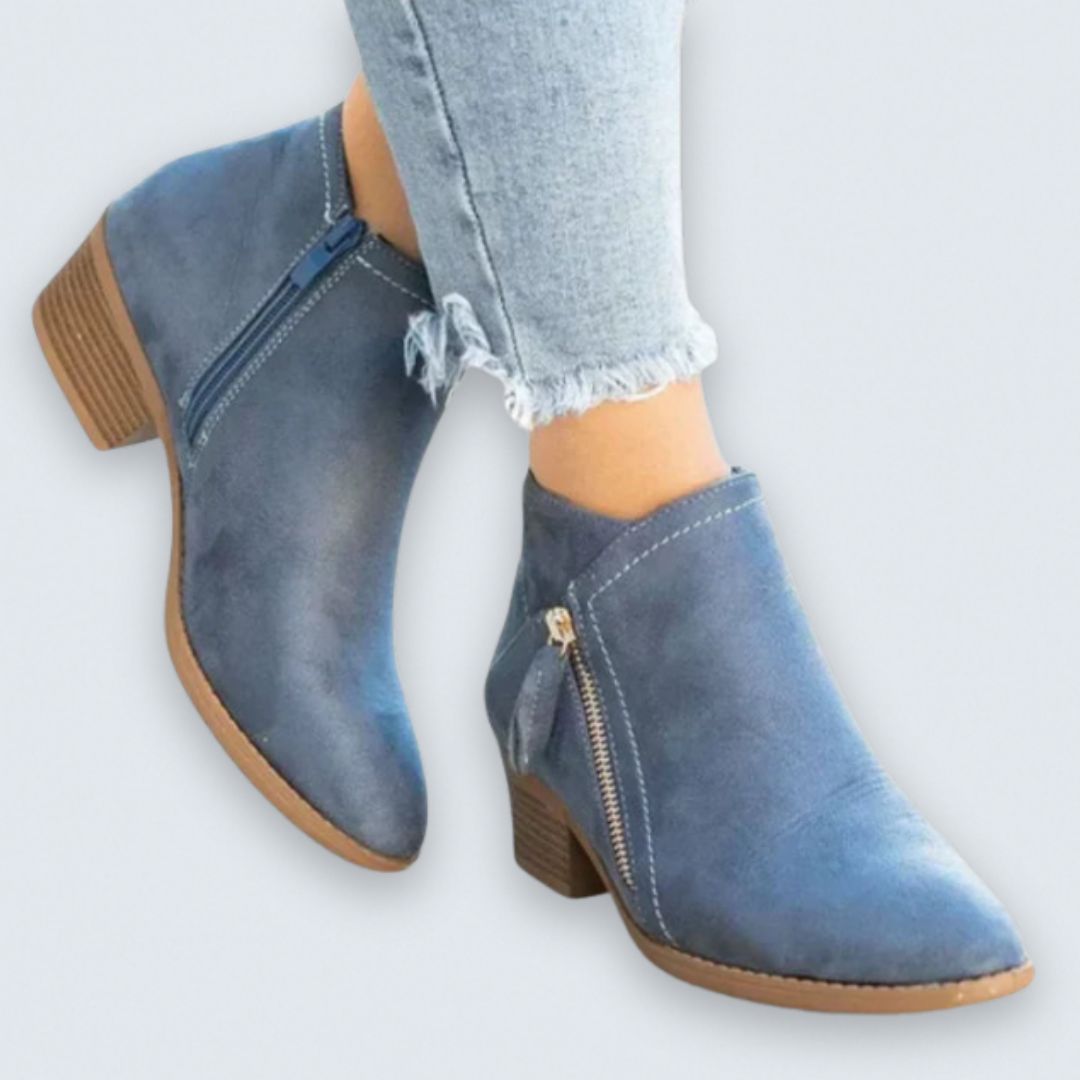 Seraphina | Women's Waterproof Boots, Zip-Up Supportive Boots for Everyday Wear