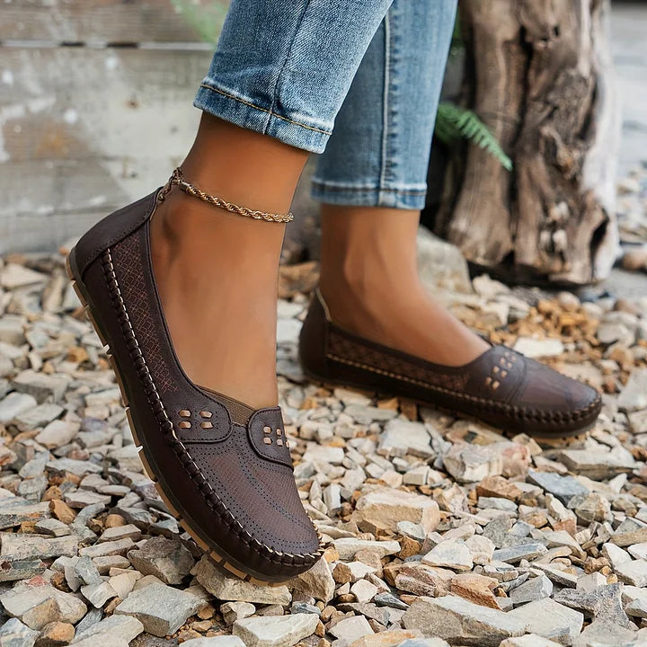 Dawn | Women's Casual Flats, Breathable Lightweight Comfort Shoes with Arch Support