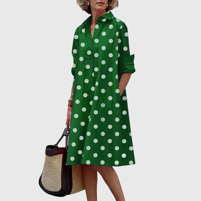 Paige | Women's Relaxed Flowy Midi Dress, Casual Weekend Dress with Pockets