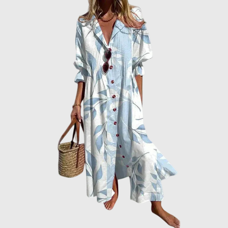Zariah | Women's Embellished Bohemian Maxi Dress, Airy Flowy Dress for Beach and Festivals