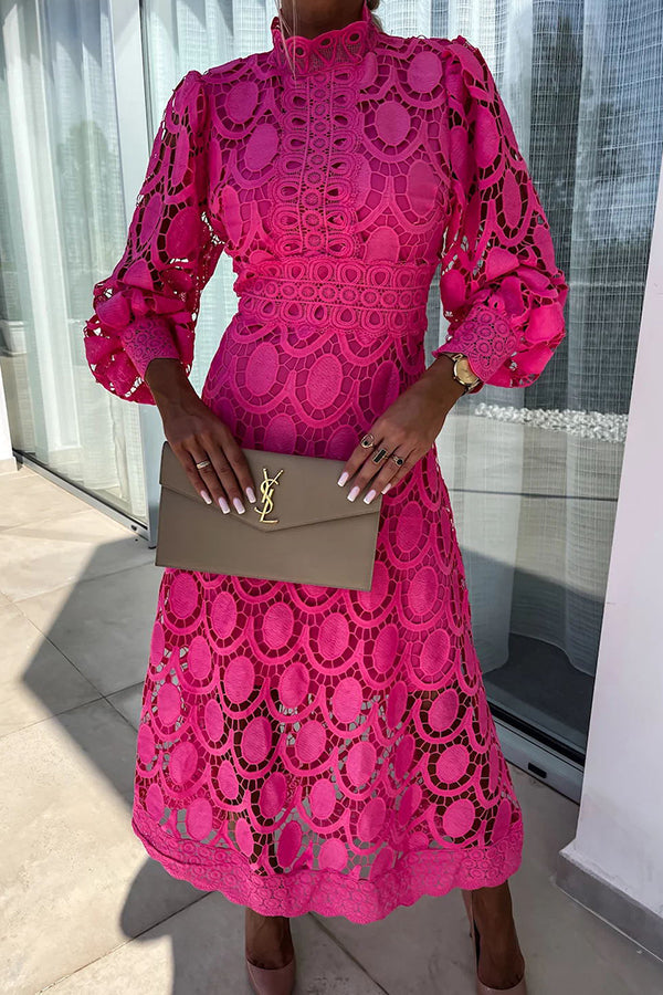 Charlize | Women's Lace Dress, Romantic Elegant Dress for Ceremonies and Evening Wear