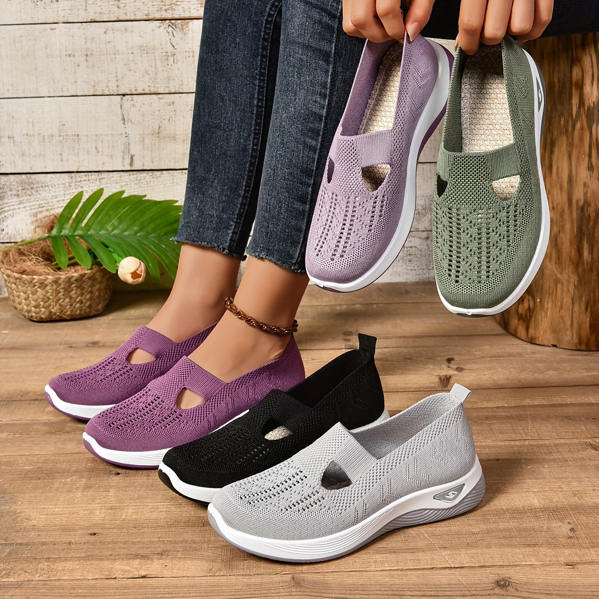 Dorothy | Women's Supportive Slip-On Shoes, Cushioned Arch Support Comfort Shoes