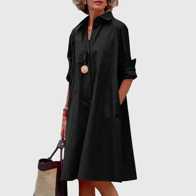 Paige | Women's Relaxed Flowy Midi Dress, Casual Weekend Dress with Pockets