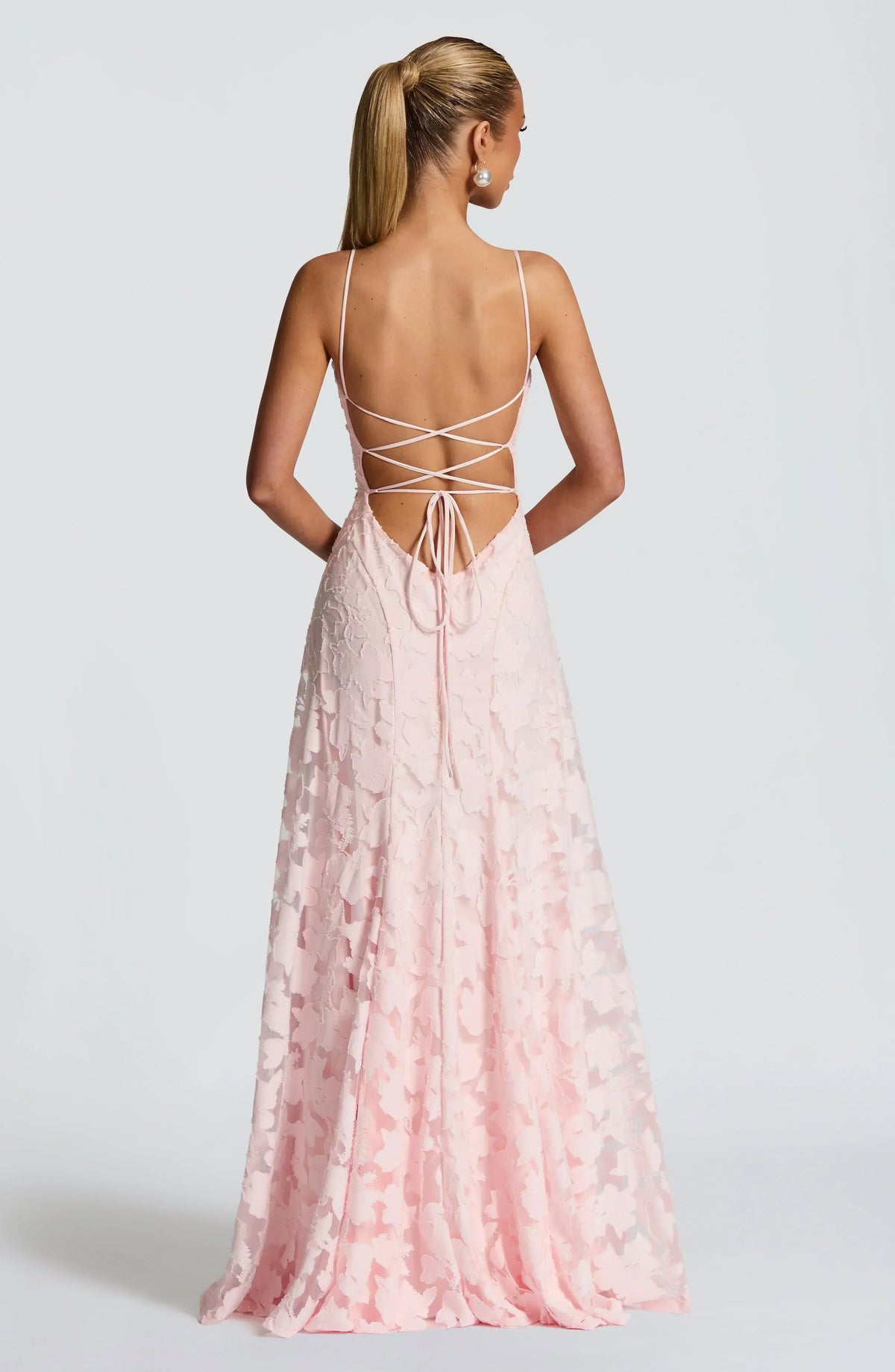 Aveline | Women's Lace Corset Maxi Dress, White Formal Evening Gown for Weddings