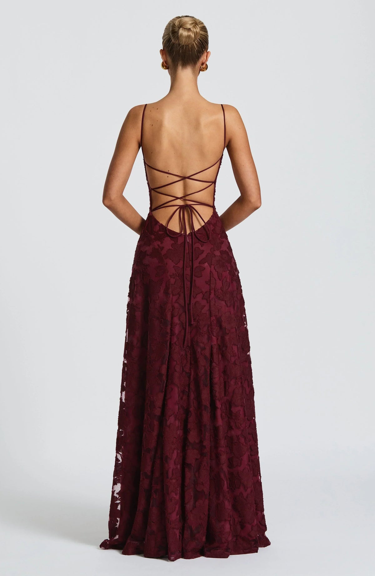 Aveline | Women's Lace Corset Maxi Dress, White Formal Evening Gown for Weddings