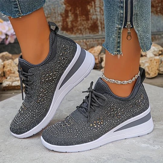 Grace | Women's Wide Fit Comfort Shoes, Arch Support Cushioned Everyday Walking Shoes