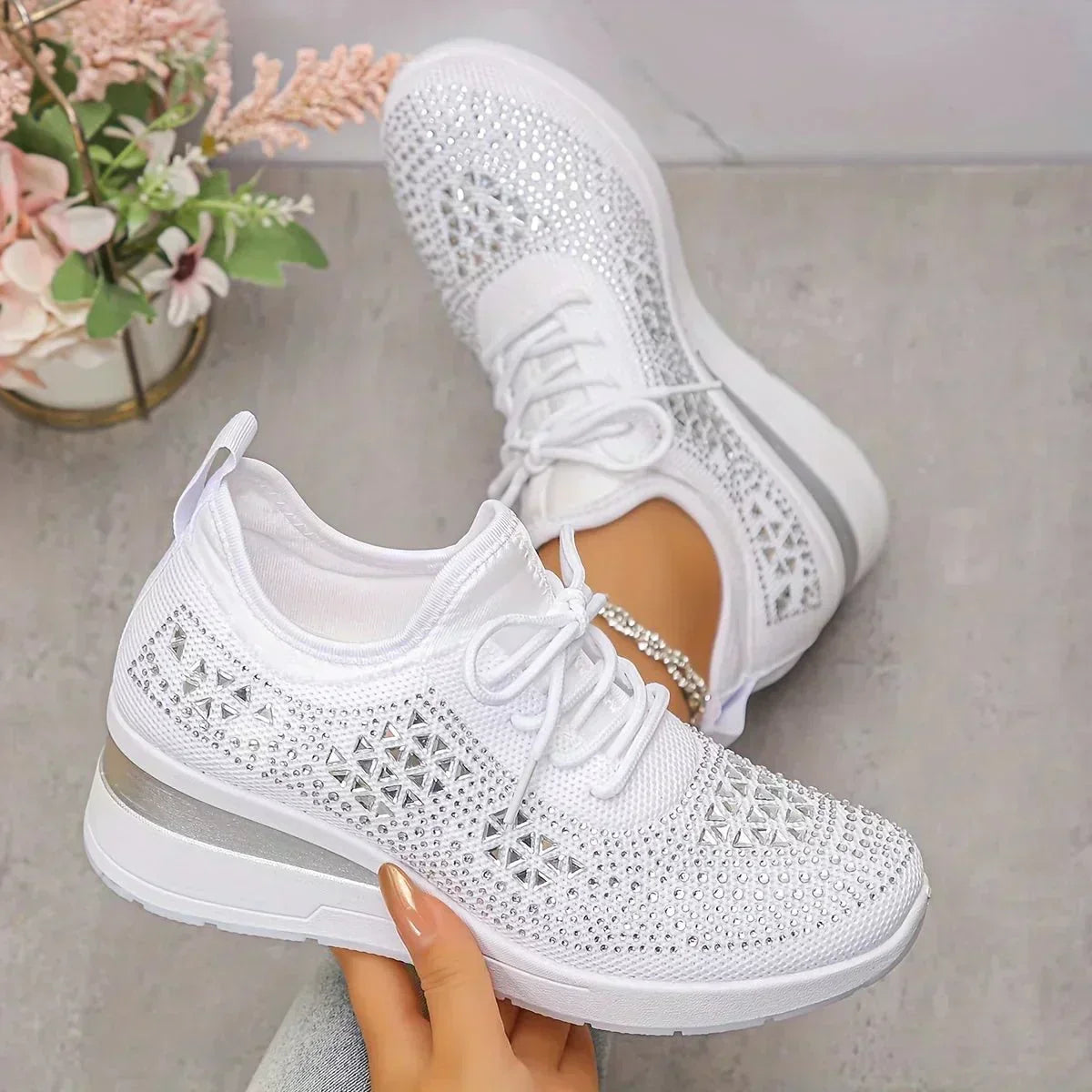 Grace | Women's Wide Fit Comfort Shoes, Arch Support Cushioned Everyday Walking Shoes