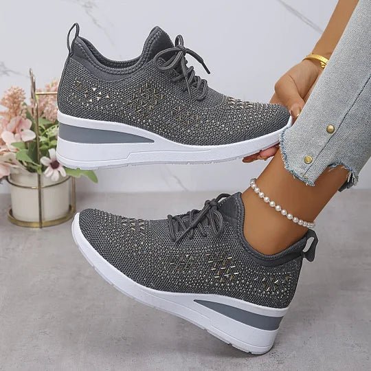 Grace | Women's Wide Fit Comfort Shoes, Arch Support Cushioned Everyday Walking Shoes