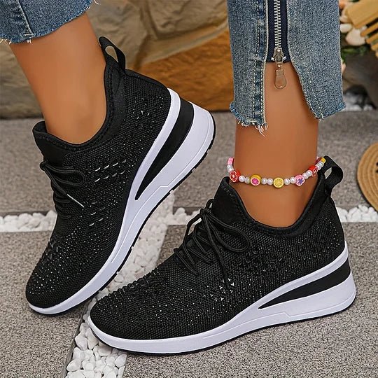 Grace | Women's Wide Fit Comfort Shoes, Arch Support Cushioned Everyday Walking Shoes