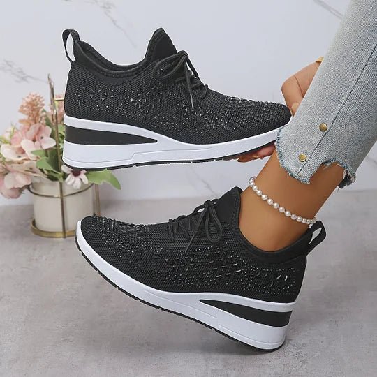 Grace | Women's Wide Fit Comfort Shoes, Arch Support Cushioned Everyday Walking Shoes