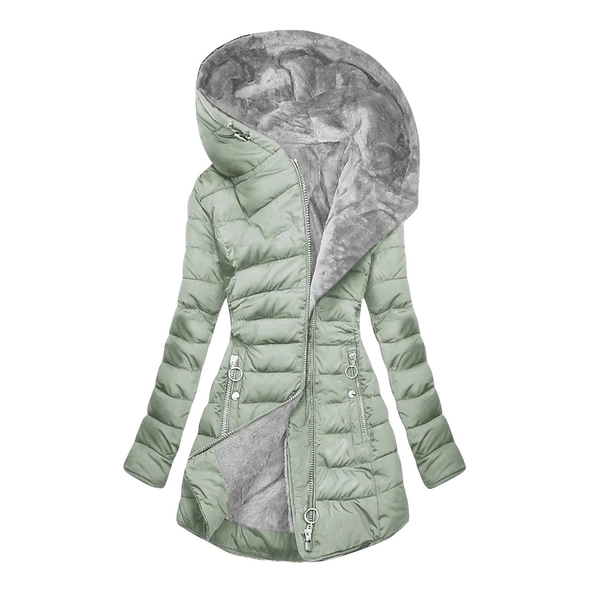 Vanessa | Women's Waterproof Winter Coat, Warm Windproof Slim Fit Long Coat