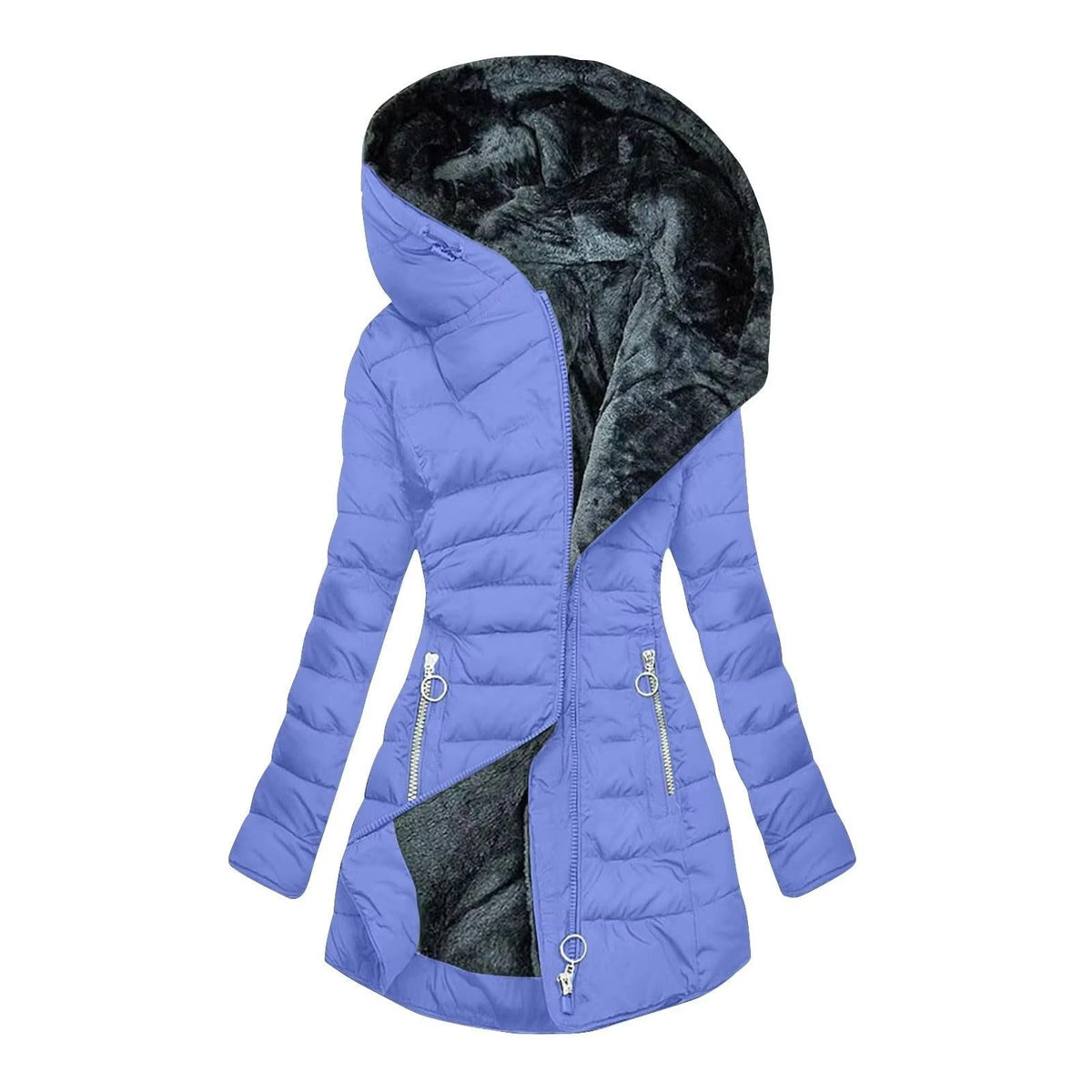 Vanessa | Women's Waterproof Winter Coat, Warm Windproof Slim Fit Long Coat