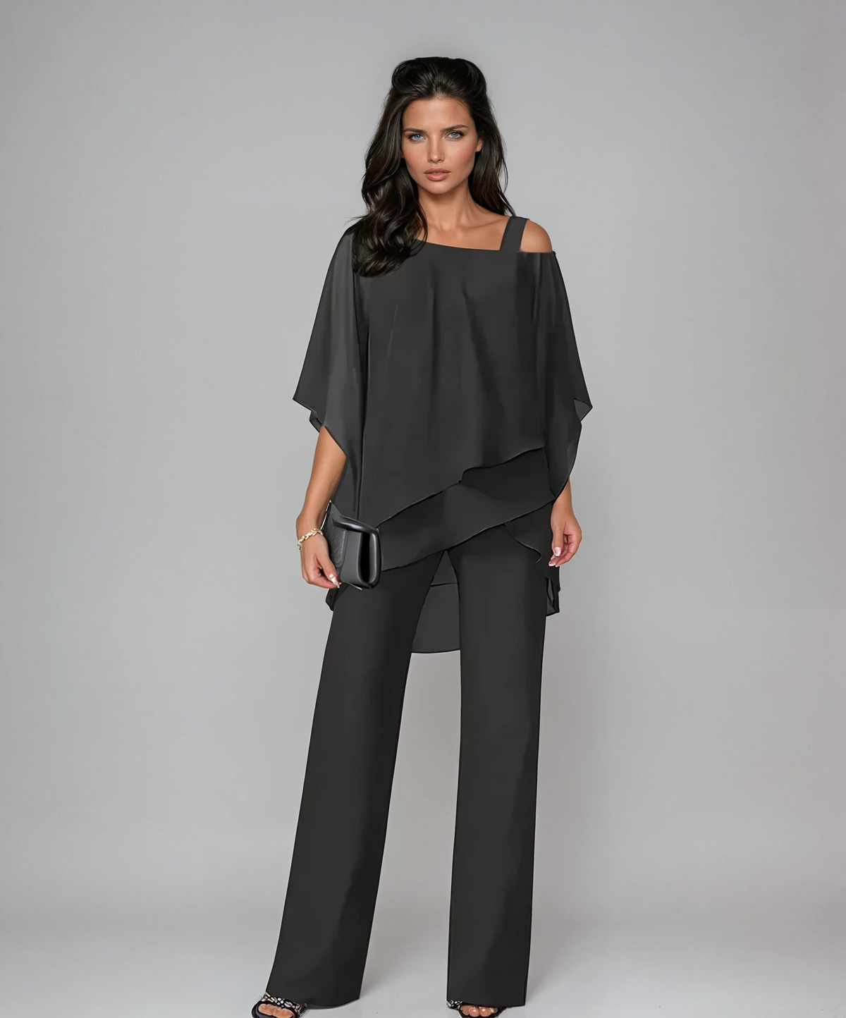 Mariella | Women's Layered Two-Piece Set, Tiered Co-Ord Outfit for Holidays