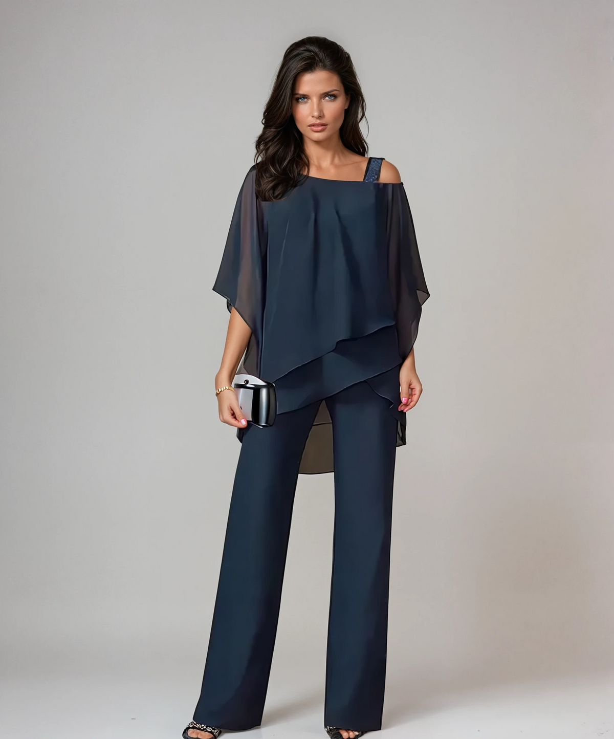 Mariella | Women's Layered Two-Piece Set, Tiered Co-Ord Outfit for Holidays