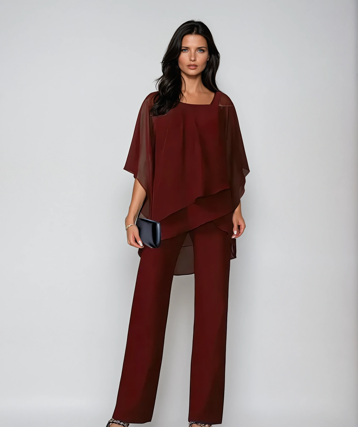 Mariella | Women's Layered Two-Piece Set, Tiered Co-Ord Outfit for Holidays