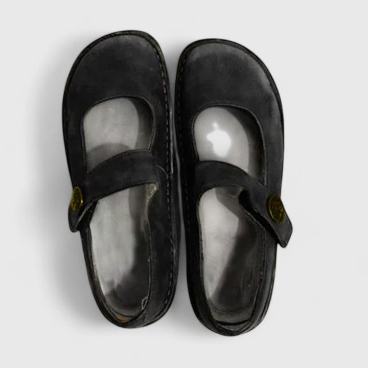 Lisa | Women's Ankle Strap Mary Jane Shoes, Low Heel Cushioned Comfort Shoes