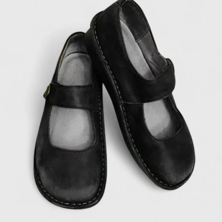 Lisa | Women's Ankle Strap Mary Jane Shoes, Low Heel Cushioned Comfort Shoes