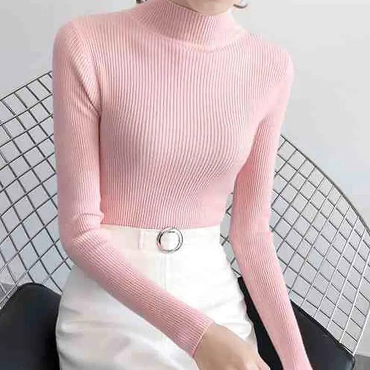 Luna | Women's Soft Knit Turtleneck Sweater, Classic Fit Fall Winter Pullover