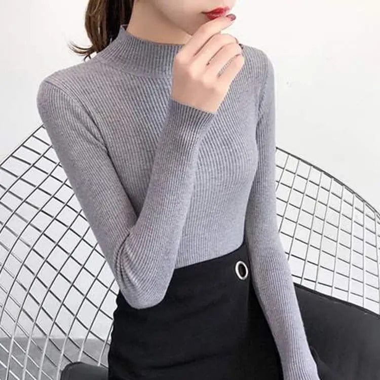 Luna | Women's Soft Knit Turtleneck Sweater, Classic Fit Fall Winter Pullover
