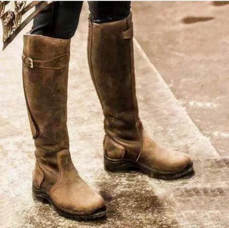 Ava | Women's Waterproof Riding Boots, Elegant Slim Boots for Fall and Winter Outfits