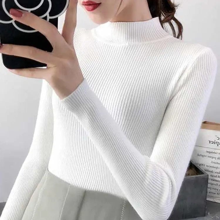 Luna | Women's Soft Knit Turtleneck Sweater, Classic Fit Fall Winter Pullover