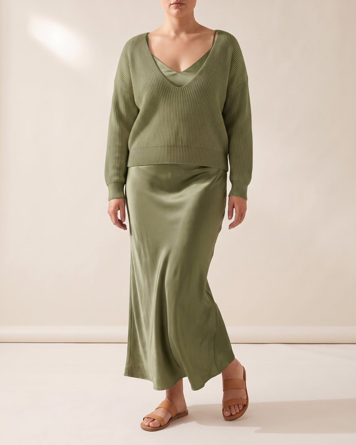 The Sloane Sweater & Slip Set